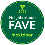 Nextdoor 2023 Neighborhood Faves logo